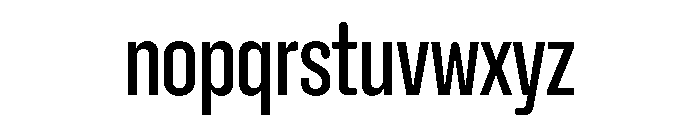 NaNHoloX Condensed PREVIEW Medium Font LOWERCASE