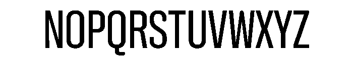 NaNHoloX Condensed PREVIEW Regular Font UPPERCASE