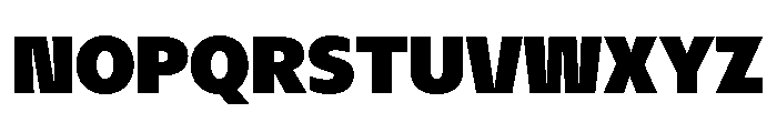 NaNHyenaNoon Black Font UPPERCASE