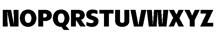 NaNHyenaNoon Bold Font UPPERCASE