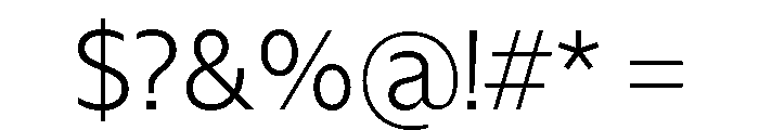NaNHyenaNoon Light Font OTHER CHARS