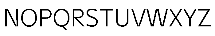 NaNHyenaNoon Light Font UPPERCASE