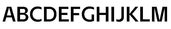 NaNHyenaNoon Medium Font UPPERCASE