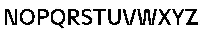 NaNHyenaNoon Medium Font UPPERCASE