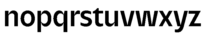 NaNHyenaNoon Medium Font LOWERCASE