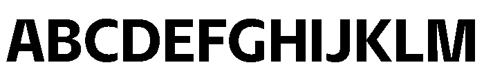 NaNHyenaNoon SemiBold Font UPPERCASE