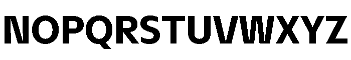 NaNHyenaNoon SemiBold Font UPPERCASE