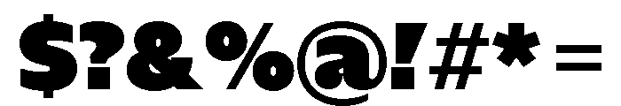 NaNHyenaNoon Ultra Font OTHER CHARS