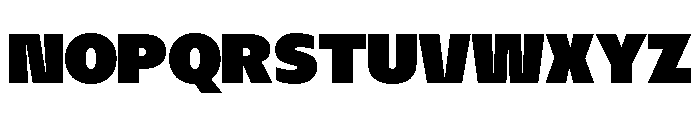 NaNHyenaNoon Ultra Font UPPERCASE