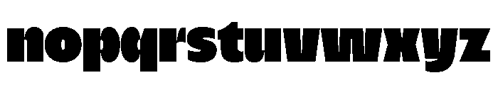 NaNHyenaNoon Ultra Font LOWERCASE