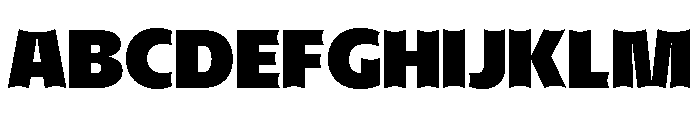 NaNHyenaSunrise Black Font UPPERCASE