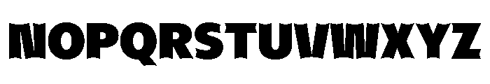 NaNHyenaSunrise Black Font UPPERCASE