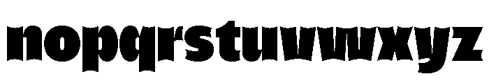 NaNHyenaSunrise Black Font LOWERCASE