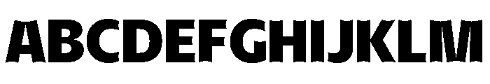 NaNHyenaSunrise Bold Font UPPERCASE