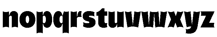 NaNHyenaSunrise Bold Font LOWERCASE