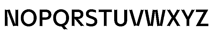 NaNHyenaSunrise Medium Font UPPERCASE