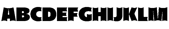 NaNHyenaSunrise Ultra Font UPPERCASE