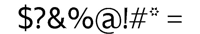 NaNHyenaSunrise Font OTHER CHARS