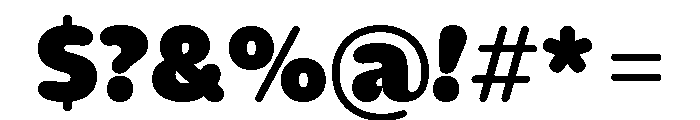 NaNHyenaSunset Black Font OTHER CHARS