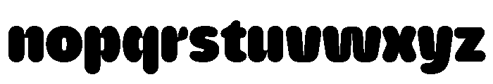 NaNHyenaSunset Black Font LOWERCASE