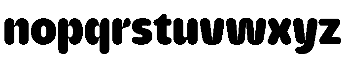 NaNHyenaSunset Bold Font LOWERCASE