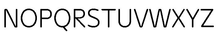 NaNHyenaSunset Light Font UPPERCASE