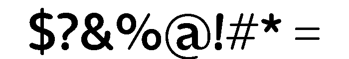 NaNHyenaSunset Medium Font OTHER CHARS