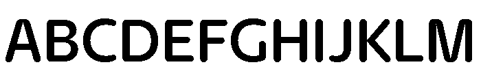 NaNHyenaSunset Medium Font UPPERCASE