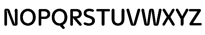 NaNHyenaSunset Medium Font UPPERCASE