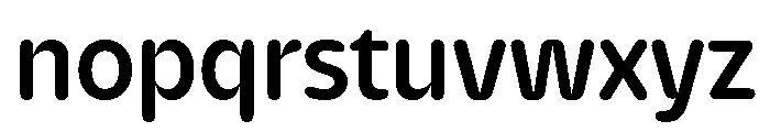 NaNHyenaSunset Medium Font LOWERCASE