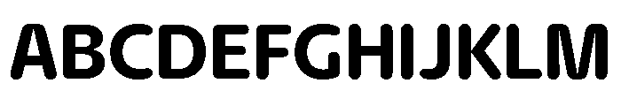 NaNHyenaSunset SemiBold Font UPPERCASE