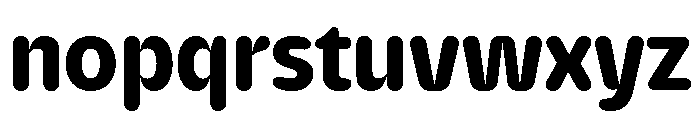NaNHyenaSunset SemiBold Font LOWERCASE