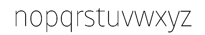 NaNHyenaSunset Thin Font LOWERCASE