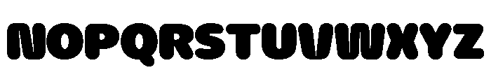 NaNHyenaSunset Ultra Font UPPERCASE