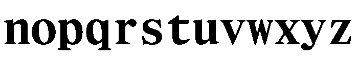 NaNIndexMono PREVIEW Bold Font LOWERCASE