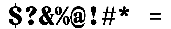 NaNIndexMono PREVIEW ExtraBold Font OTHER CHARS