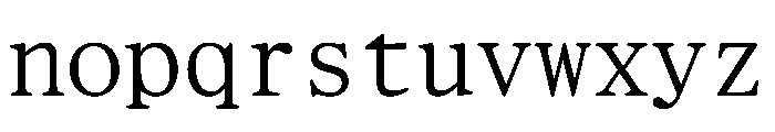 NaNIndexMono PREVIEW Light Font LOWERCASE