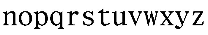 NaNIndexMono PREVIEW Regular Font LOWERCASE