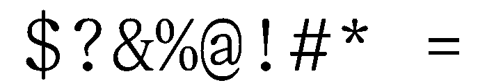 NaNIndexMono PREVIEW Thin Font OTHER CHARS