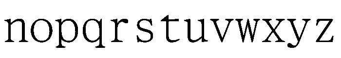 NaNIndexMono PREVIEW Thin Font LOWERCASE