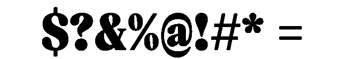 NaNIndexProp Black Font OTHER CHARS