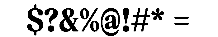 NaNIndexProp Bold Font OTHER CHARS