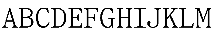 NaNIndexProp Thin Font UPPERCASE