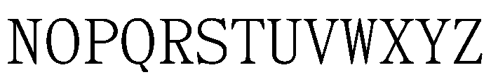 NaNIndexProp Thin Font UPPERCASE