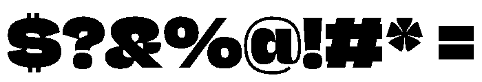 NaNJaune MaxiBlack Font OTHER CHARS