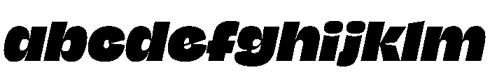 NaNJaune MaxiBlackItalic FONT