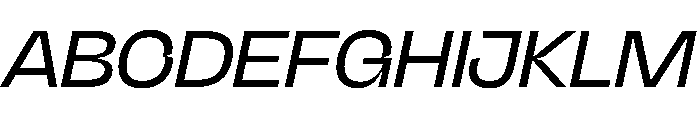 NaNJaune MaxiBlondItalic Font UPPERCASE