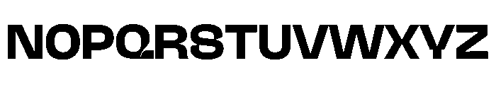NaNJaune MaxiBold Font UPPERCASE