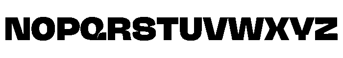 NaNJaune MaxiExtraBold Font UPPERCASE