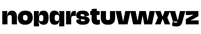 NaNJaune MaxiExtraBold Font LOWERCASE